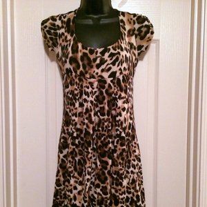 Cache  Designer Leopard Dress  6